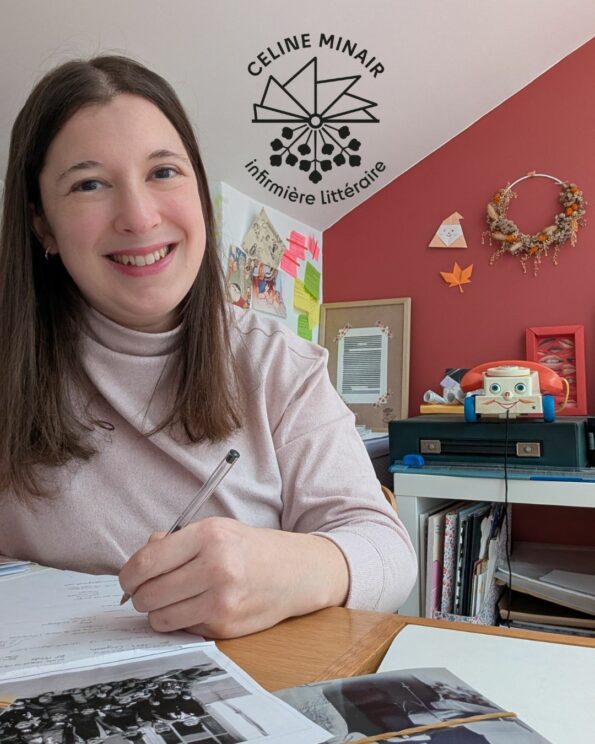 Céline Minair, infirmière littéraire, biographe à Nantes