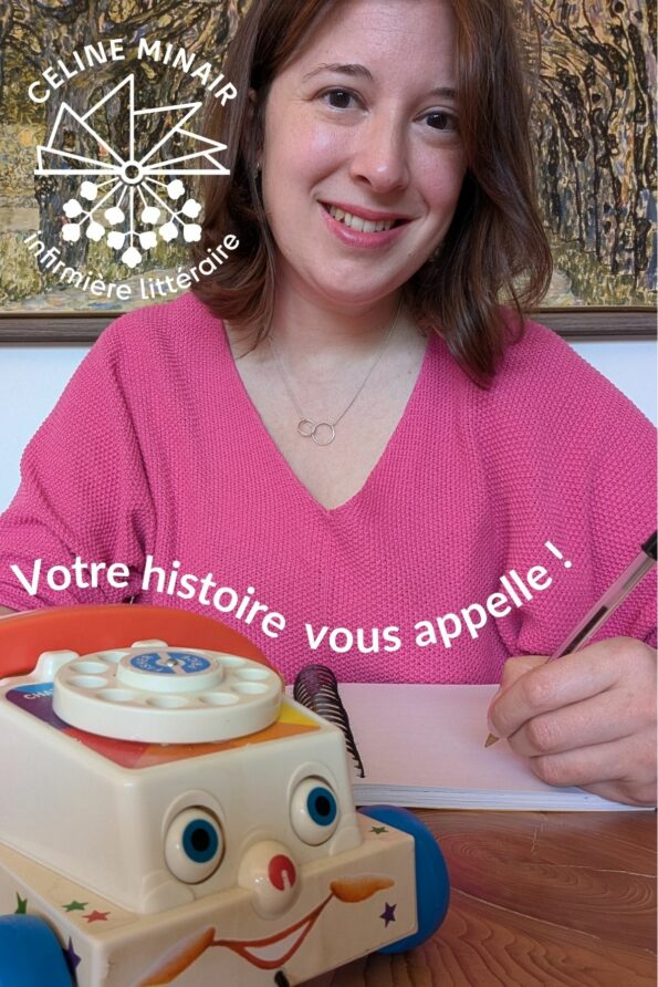 Céline Minair infirmière litteraire, votre histoire vous appelle !